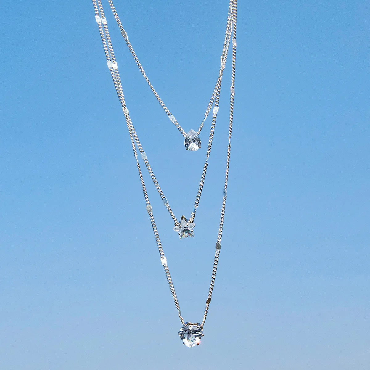ZirconWave Necklace