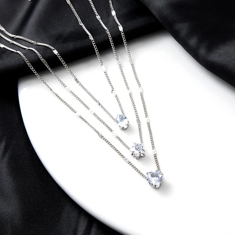 ZirconWave Necklace