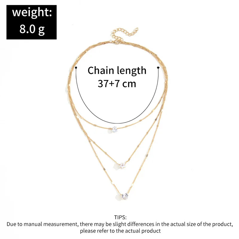 ZirconWave Necklace