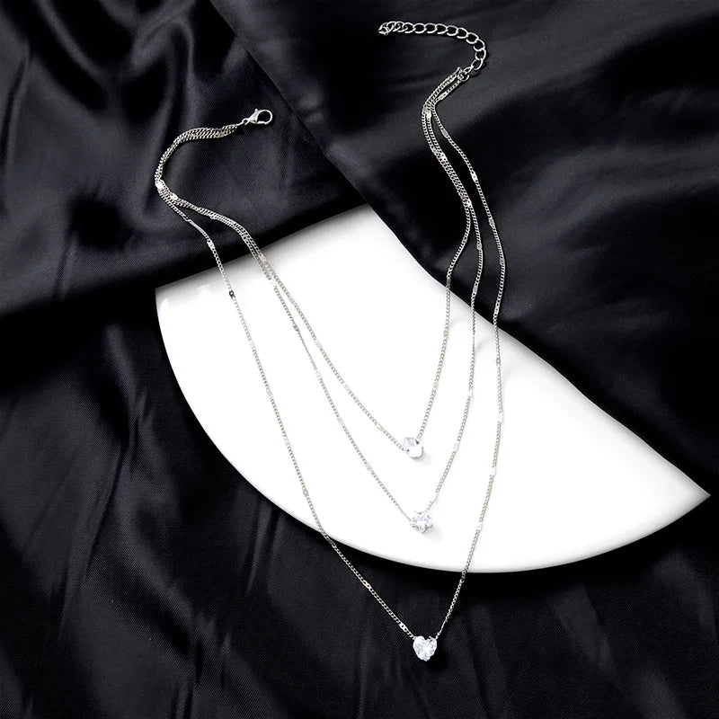 ZirconWave Necklace