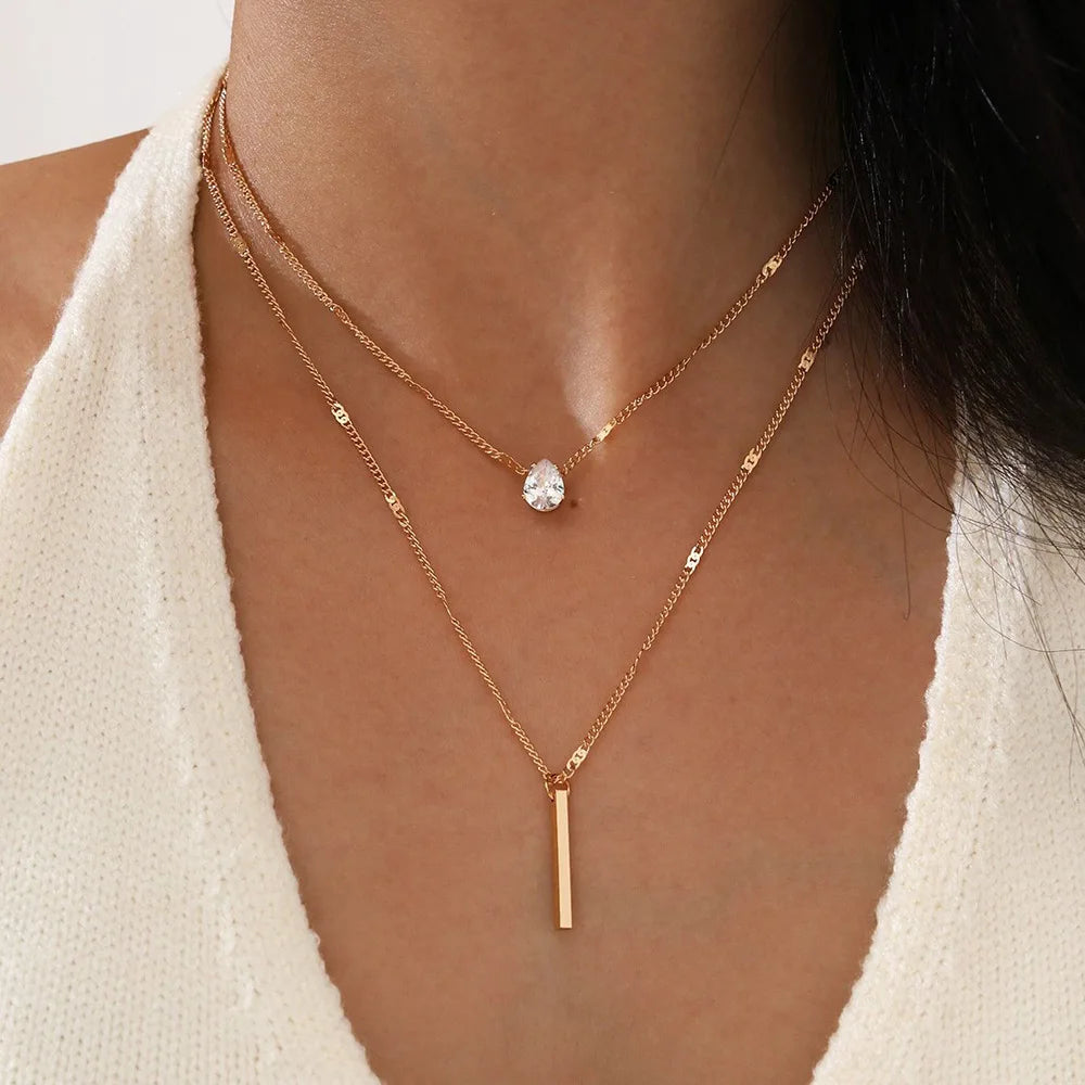 ZirconWave Necklace