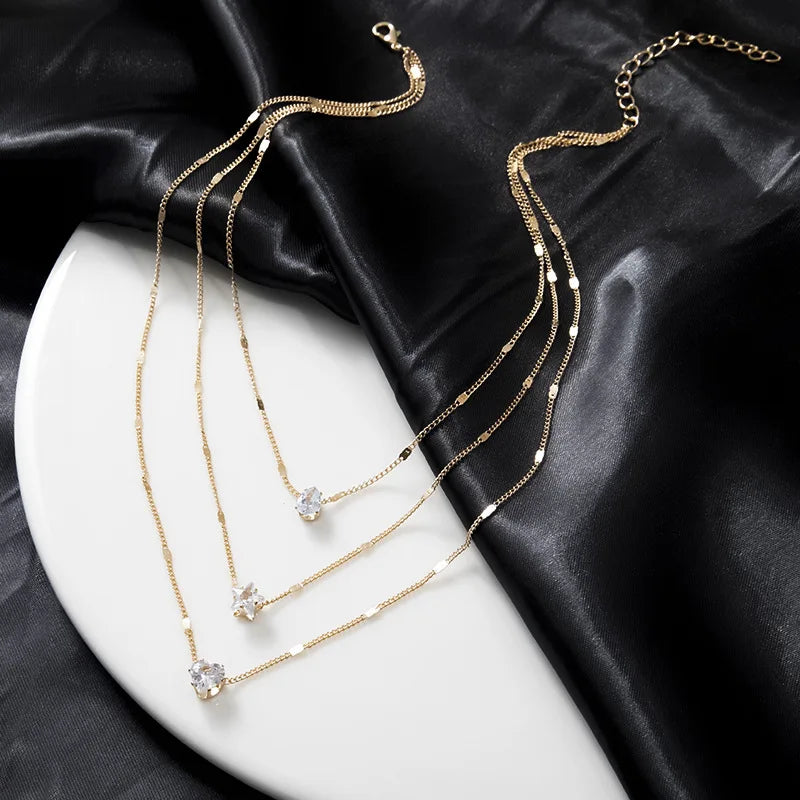 ZirconWave Necklace