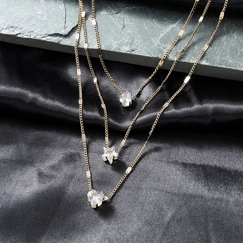 ZirconWave Necklace