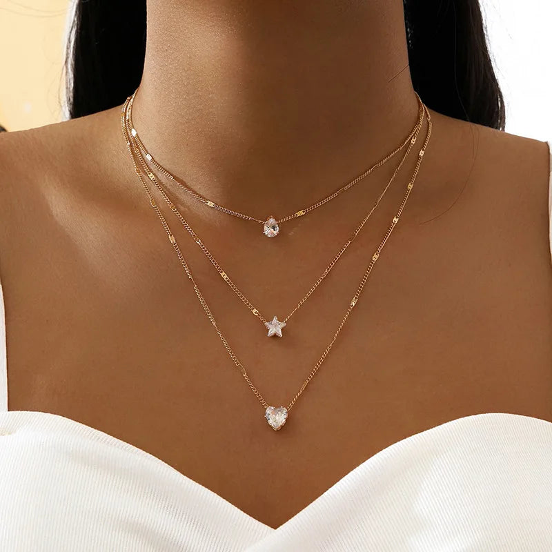 ZirconWave Necklace