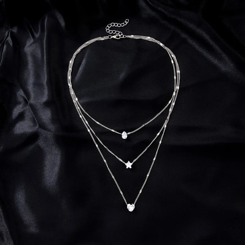 ZirconWave Necklace